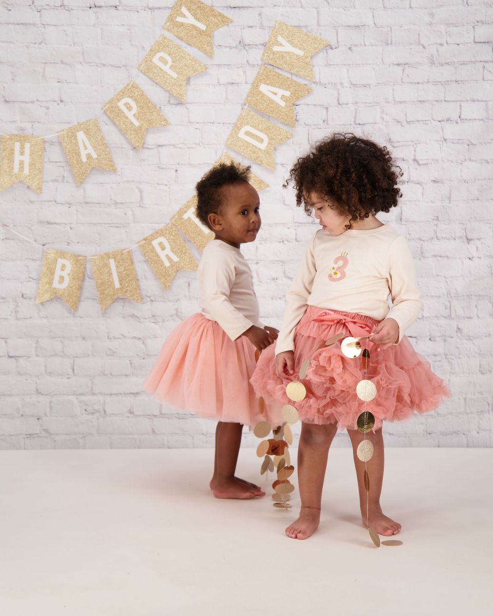 Tiny Victories Ruffle Tutu Dress, children's bottoms — closeup view
