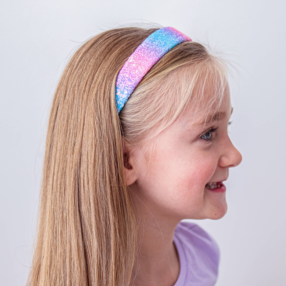 Frog Sac Tapered Chunky Glitter Headband