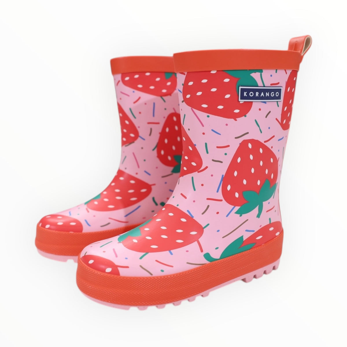 Korango - Bear Printed Gumboot - Charcoal