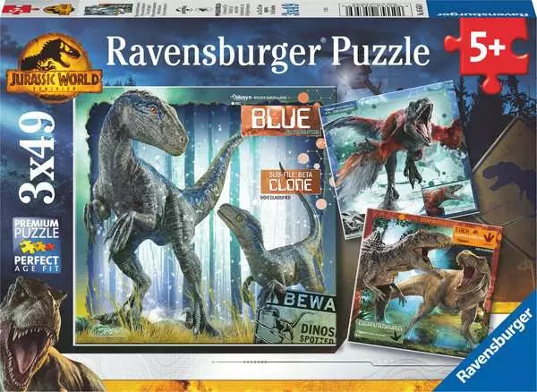 Ravensburger - Jurassic World: Dominion 3x49 pc Puzzle