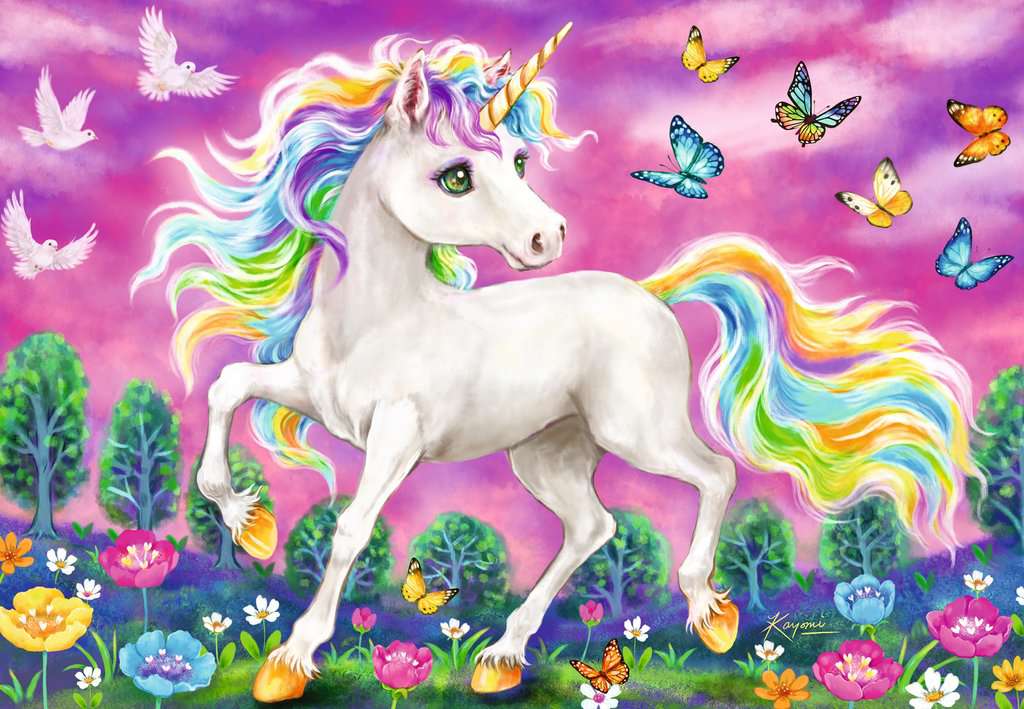 Ravensburger - Children’s Puzzle Pegasus Unicorns - 24-piece puzzles