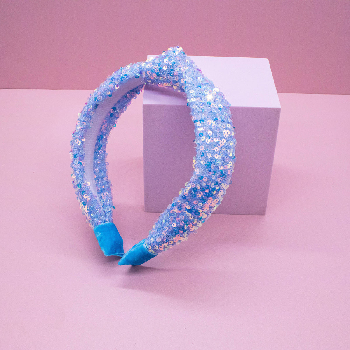 Frog Sac Kids Knot Headband, Sequin Knotted Hair Band Accessories