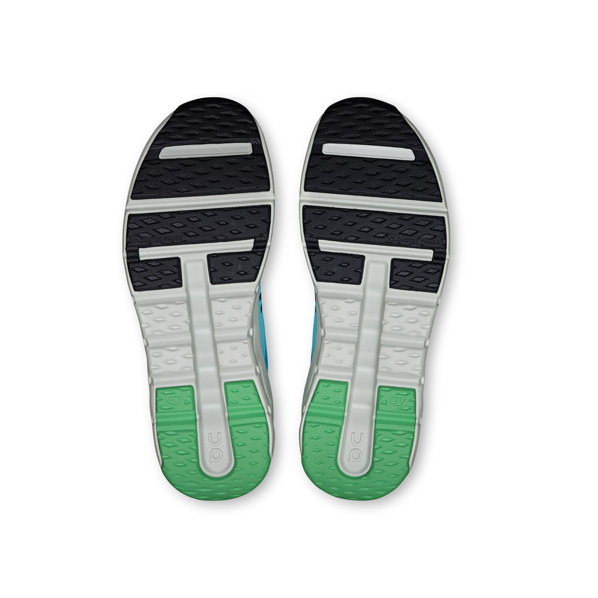 On Cloudleap Youth Horizon Running Shoe | Mineral – Back View