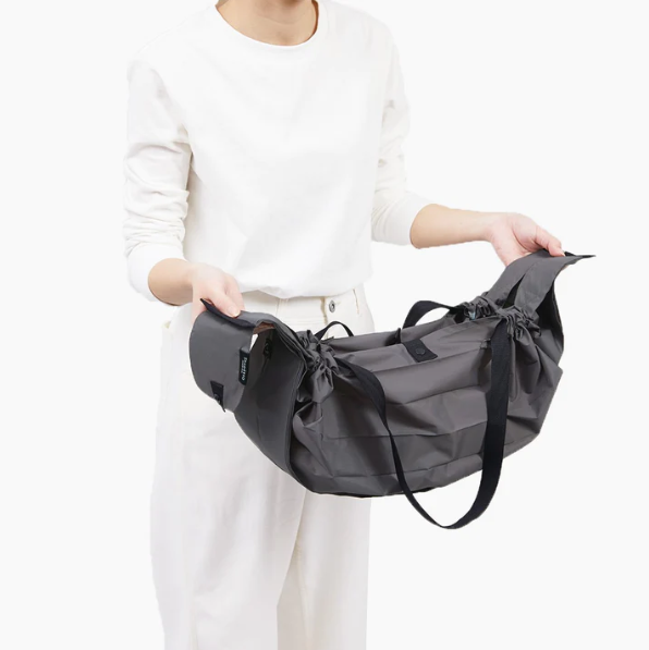 Shupatto Bag - One-Pull Foldable Bag - Sumi (Large)