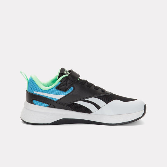Reebok - Nano Play Stretch Lace & Top Strap - Black/Green Glow/Future Cyan