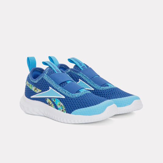 Reebok - Rush Runner Slip-On Shoes – Pre-School - Vectorblue/Futurecyan/Ftwrwhit