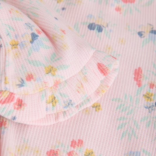 Minymo Leggings All Over Print Rib - 3 Months