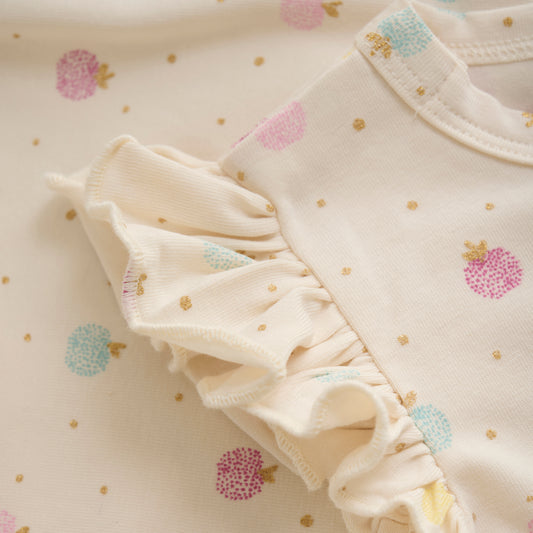 Minymo T-shirt Short Sleeve All Over Print - 3 Months