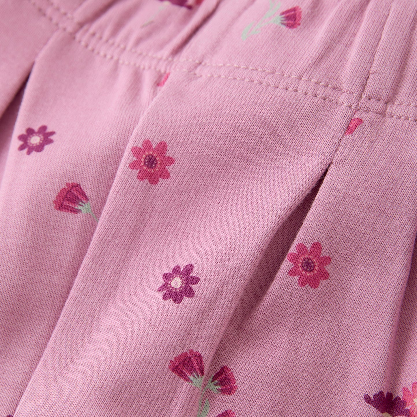 Minymo Pink Floral Infant Sweatpants - 3 Months