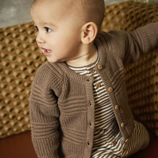 Minymo - Winter Baby Cardigan Knit - 3M