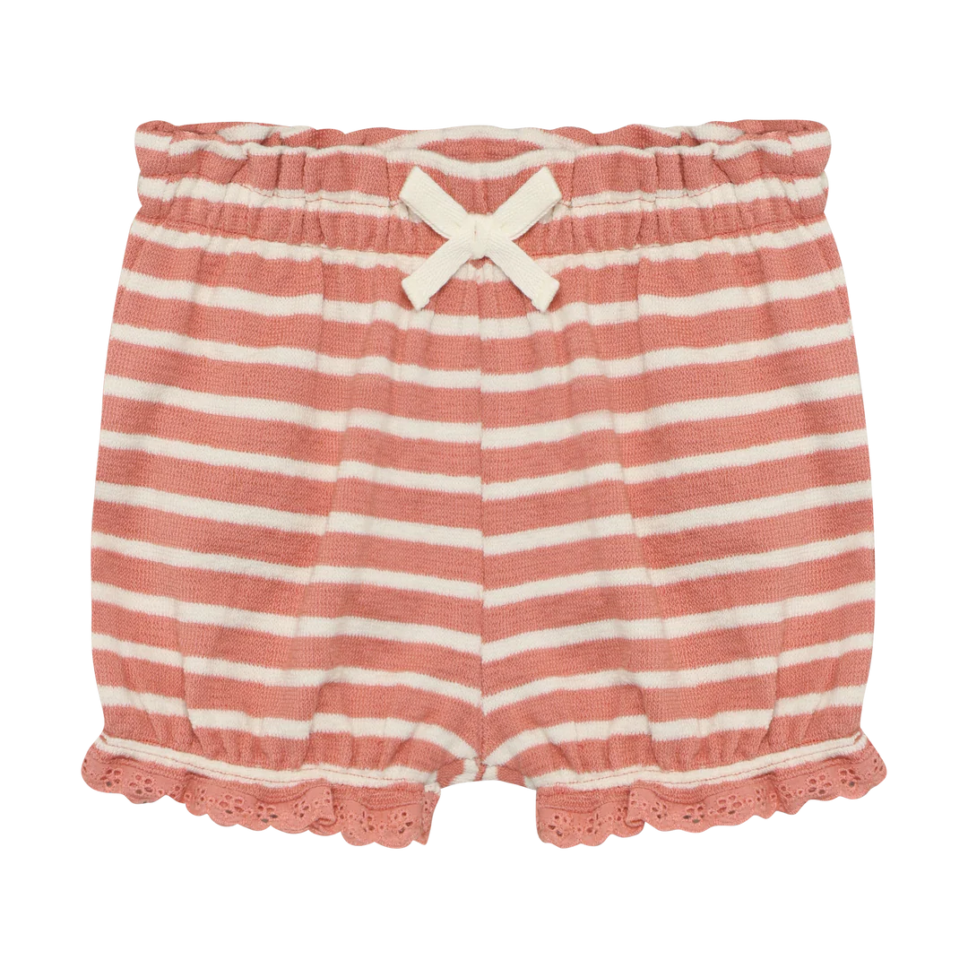 Minymo - Eyelet Trim Knit Shorts