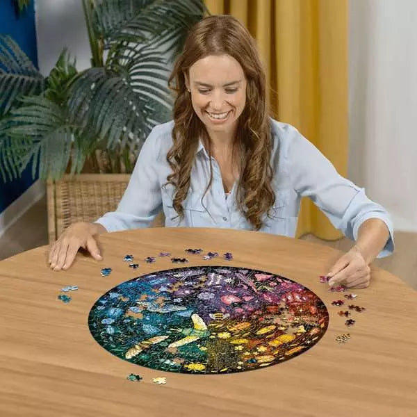 Ravensburger - Jigsaw Puzzle Circle of Colors - Insects - 500 Pieces Puzzle