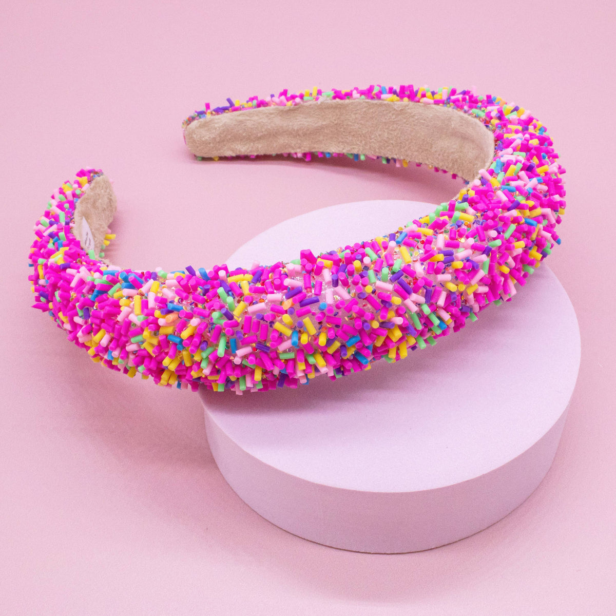 Frog Sac Padded Sprinkles Headband, Confetti Hair Band