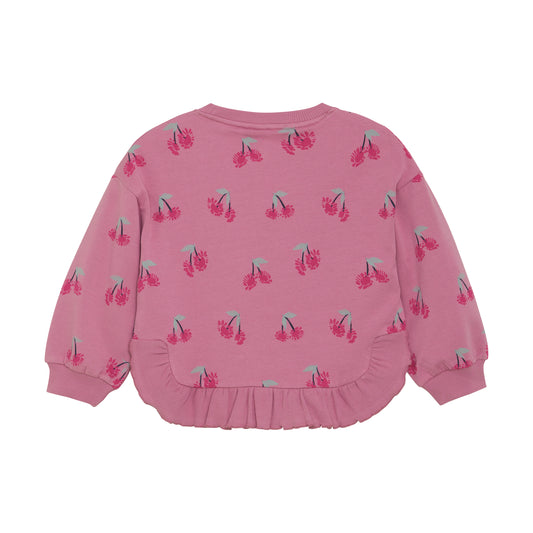 Minymo Cherry All Over Print Sweatshirt