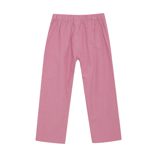 Minymo - Lined Pink Striped Pants - 5 Years