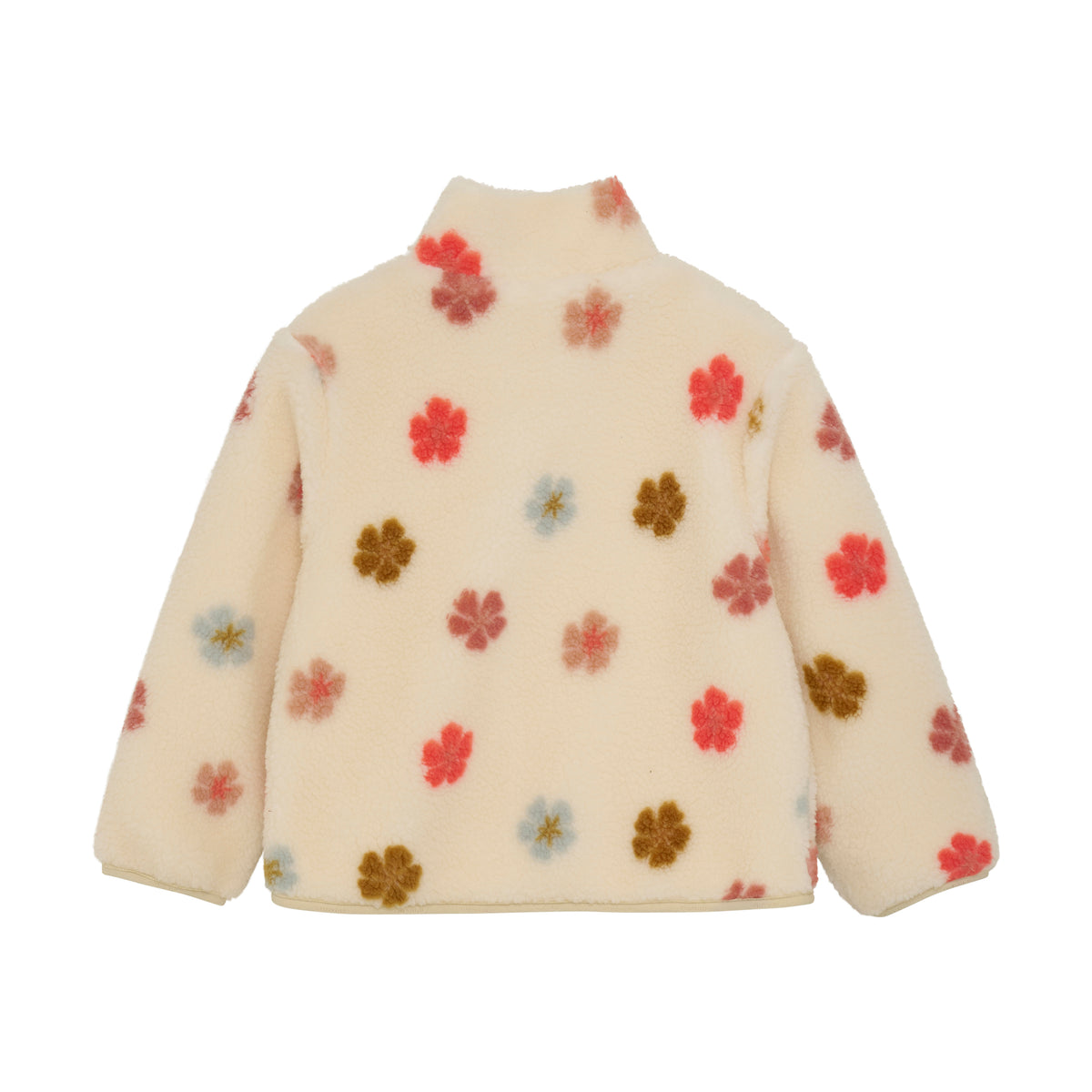 Minymo Flower All Over Teddy Jacket Sweater