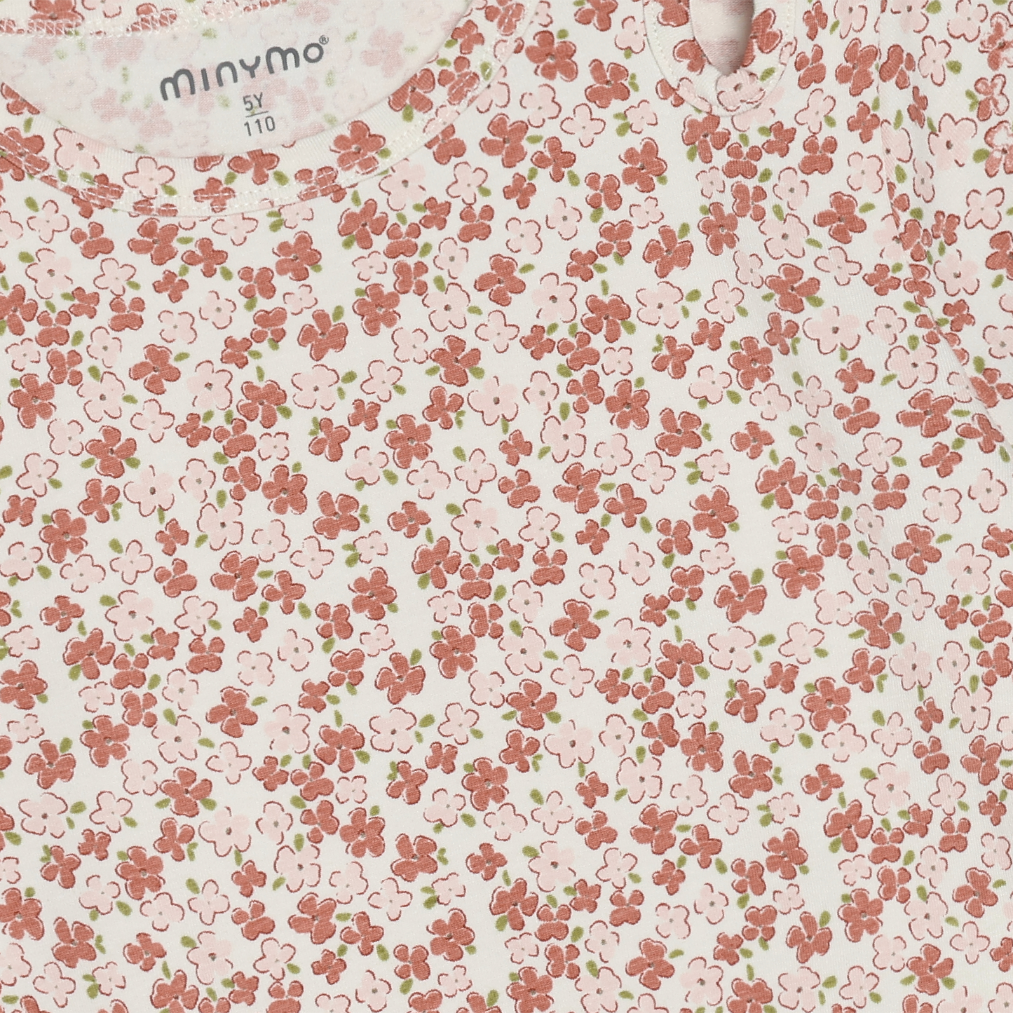 Minymo - All Over Print T-Shirt with Shoulder Detail