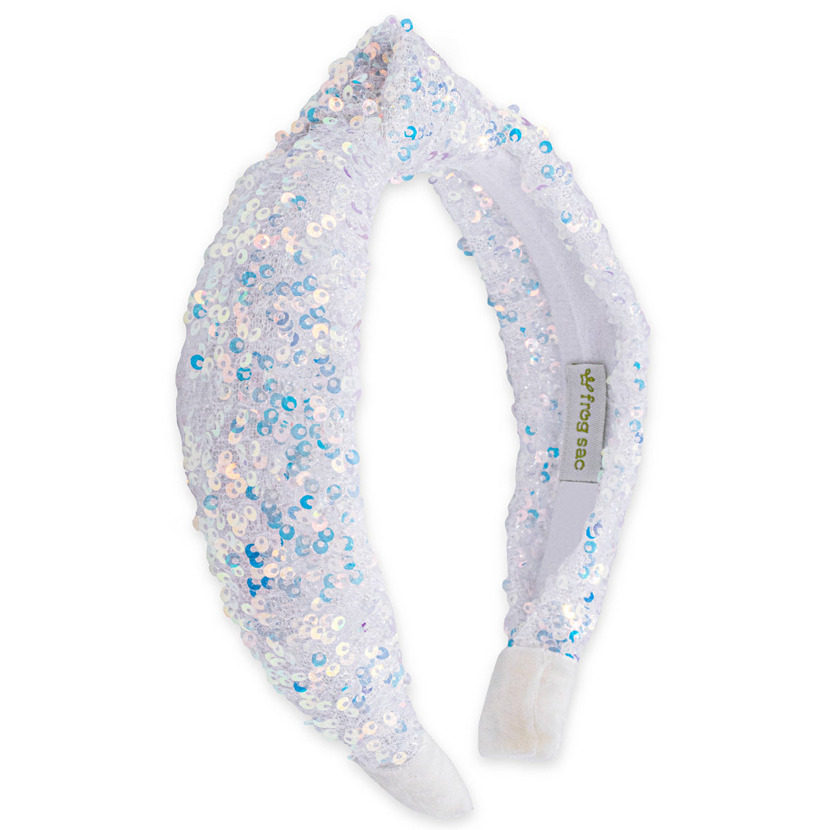 Frog Sac Kids Knot Headband, Sequin Knotted Hair Band Accessories