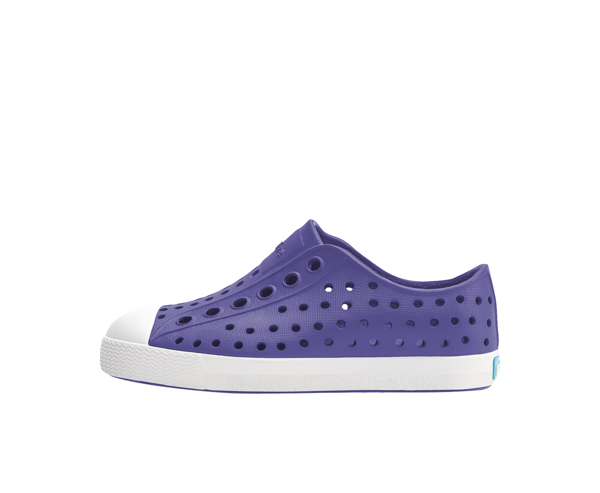 Native Shoes Jefferson Kids' Classic Slip-On Sneaker – Lightweight EVA, Water-Friendly | Concentrated & Vivid Colours