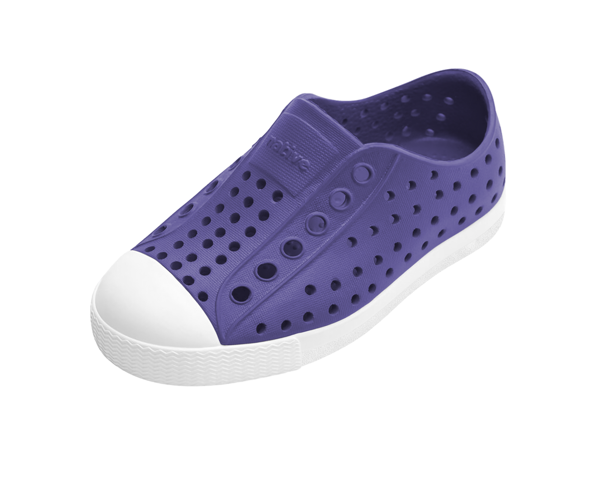 Native Shoes Jefferson Kids' Classic Slip-On Sneaker – Lightweight EVA, Water-Friendly | Concentrated & Vivid Colours