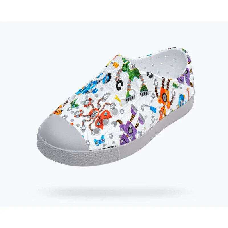 Native Shoes Jefferson Sugarlite Kids' Print Slip-On – Lighter EVA, Fun Prints | Robobuddies & More