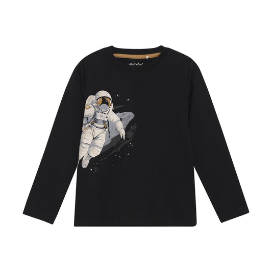 Minymo - Long Sleeve Space T-shirt - 5 years