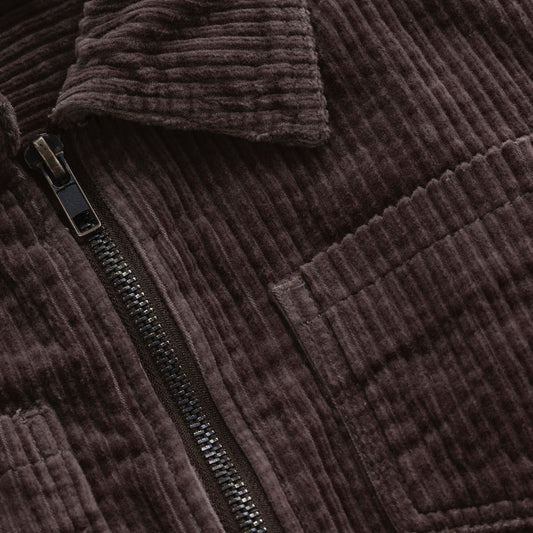 Minymo - 100% Cotton Winter Jacket Brown - 5Y