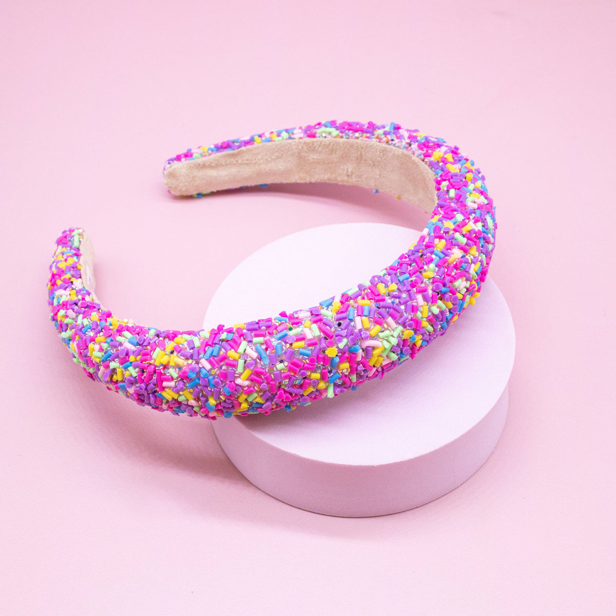 Frog Sac Padded Sprinkles Headband, Confetti Hair Band