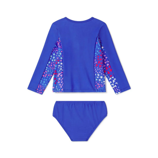 Speedo Toddler Long Sleeve Rashgaurd Dazzling Blue