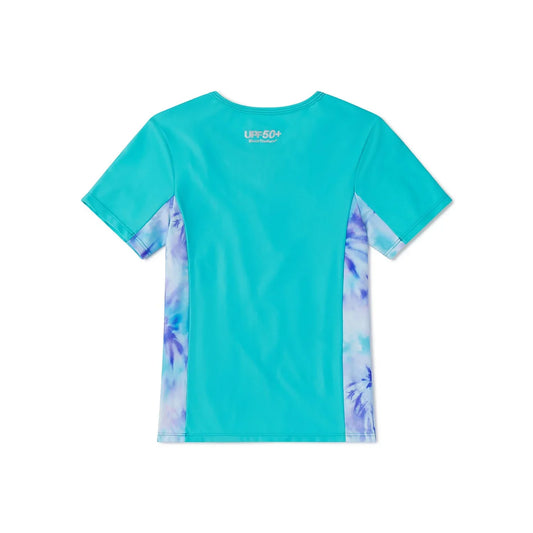 Speedo S/S Prnt Splice Rashgaurd