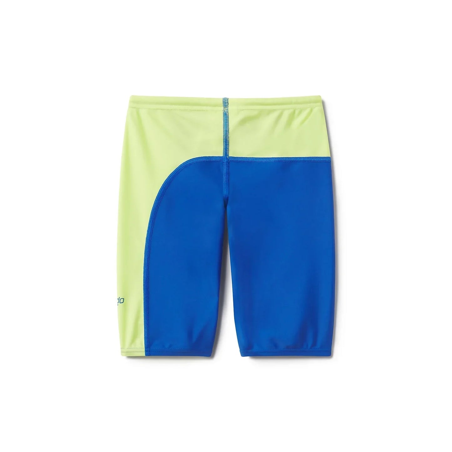Speedo Boys Spliced Jammer Blue Yellow
