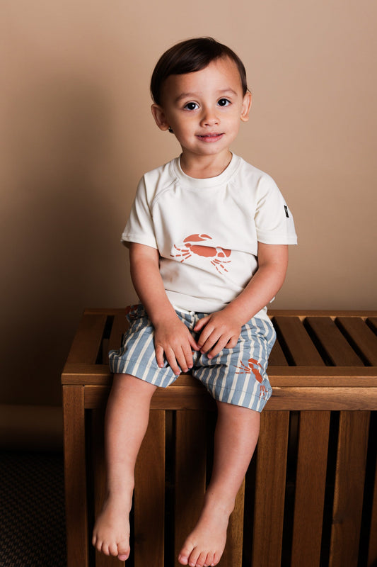 KidORCA Short Sleeve Rashguard - Crab