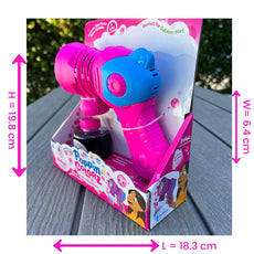 PoppinColorz Eclipz Bubble Blaster, Pink Pizzaz