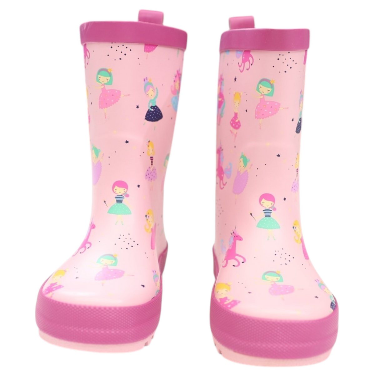 Korango - Bear Printed Gumboot - Charcoal