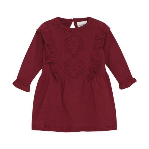 Minymo Infant/kid Girl Christmas Red Dress - 3M