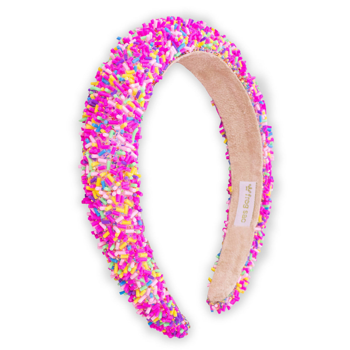 Frog Sac Padded Sprinkles Headband, Confetti Hair Band