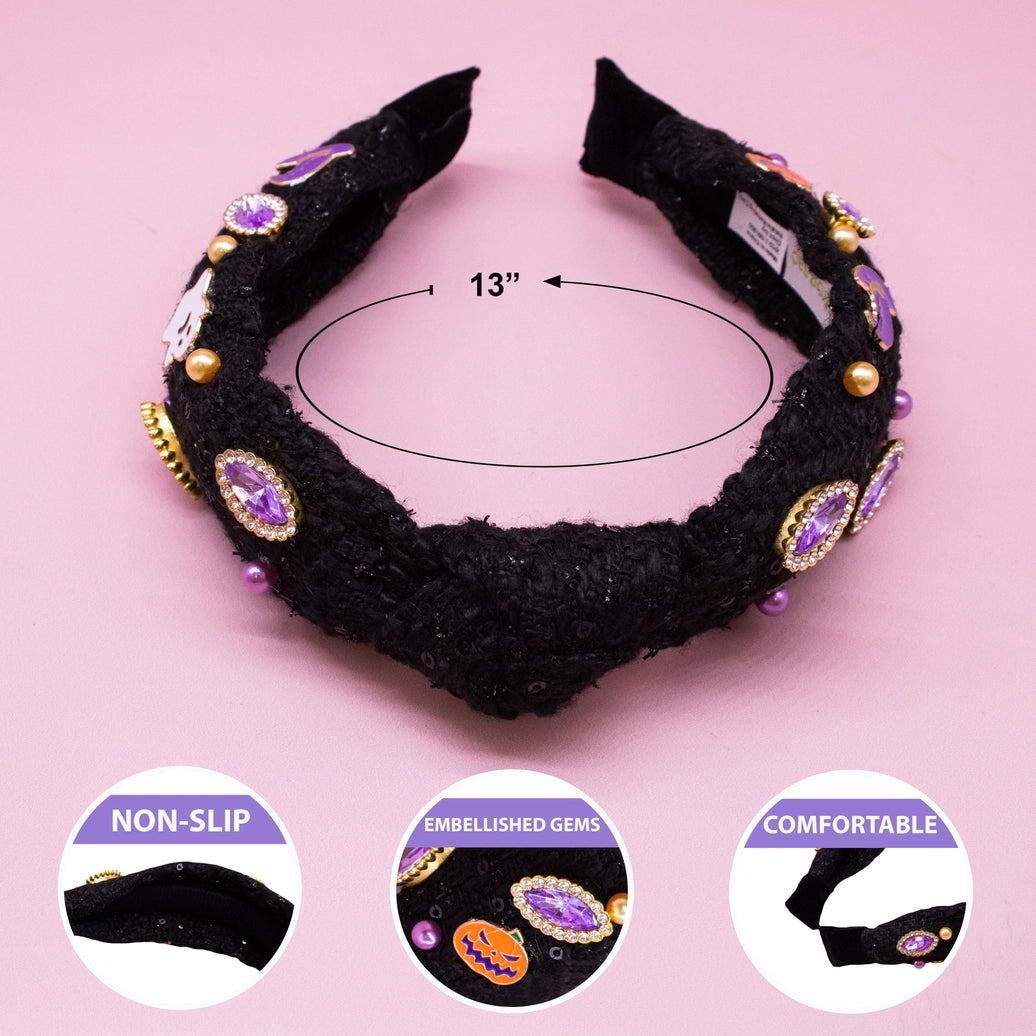 Frog Sac - Halloween Knotted Headband for Girls