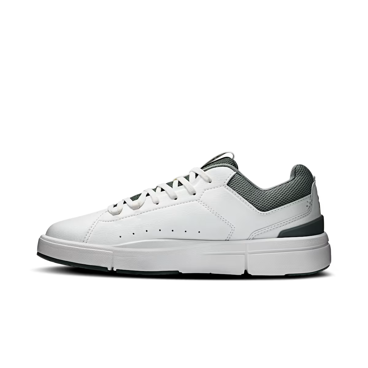 On - THE ROGER Youth White | Olive – Back View