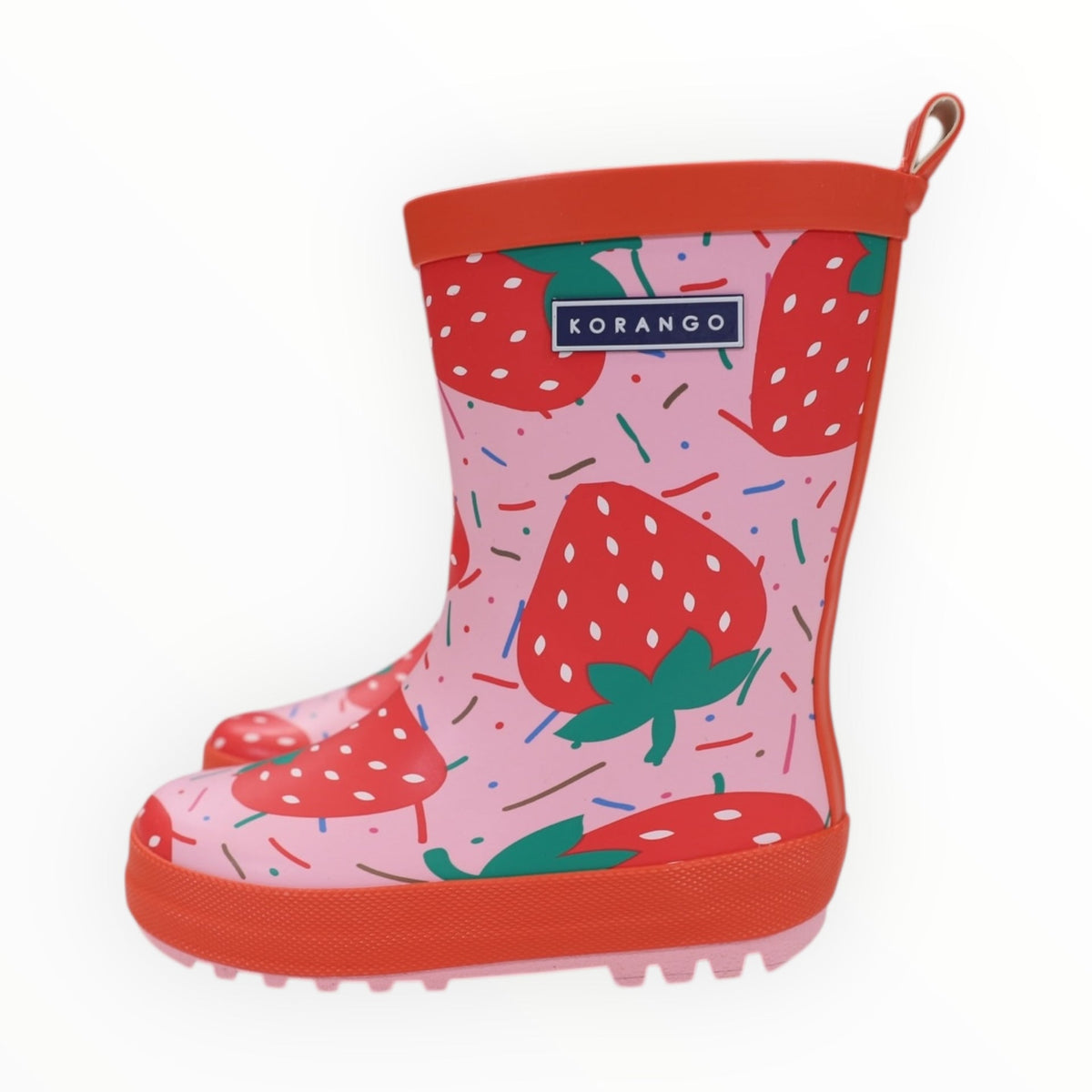 Korango - Bear Printed Gumboot - Charcoal