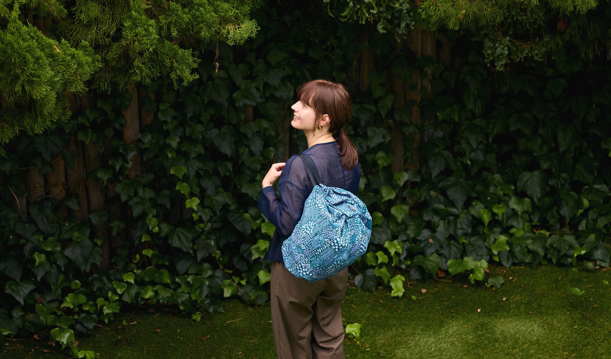 Shupatto Recycled Compact One-Pull Foldable Bag - M