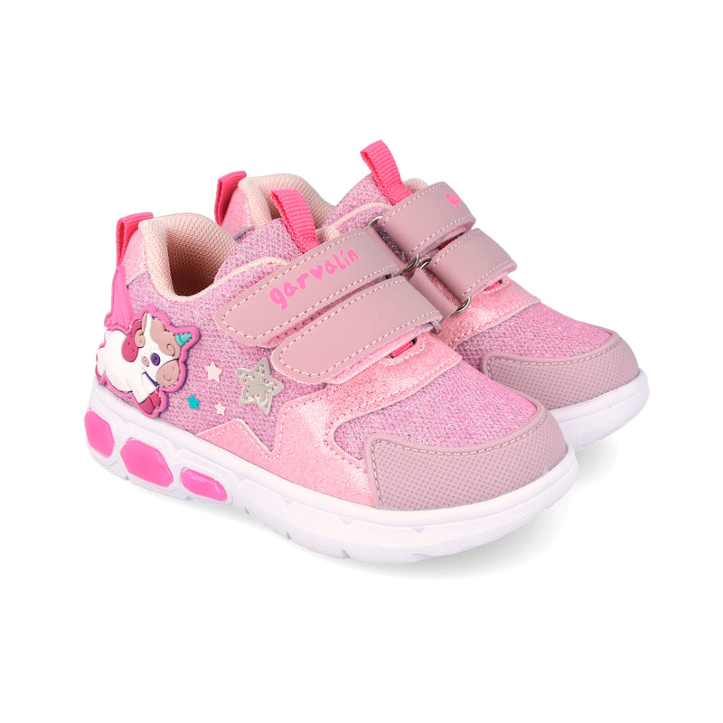 Garvalin Kids Light-Up Running Sneakers White