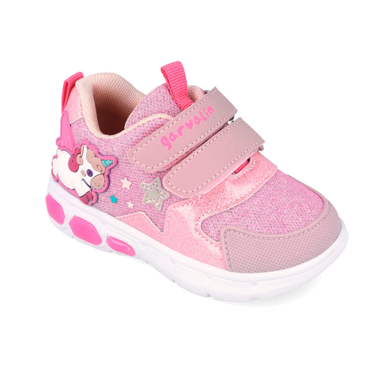 Garvalin Kids Light-Up Running Sneakers White