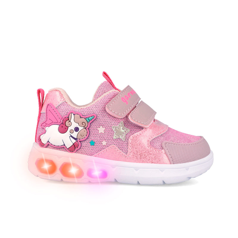 Garvalin Kids Light-Up Running Sneakers White