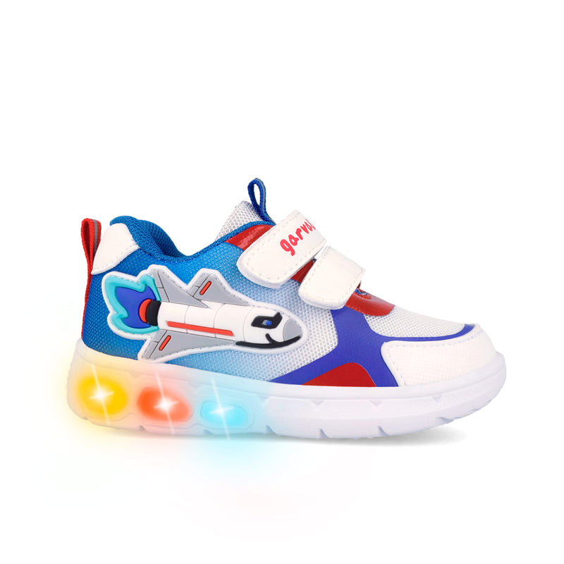 Garvalin Kids Light-Up Running Sneakers White