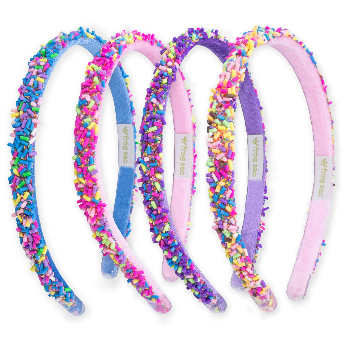 Frog Sac Thin Sprinkle Headband, Non-Slip Hair Accessories for Kids