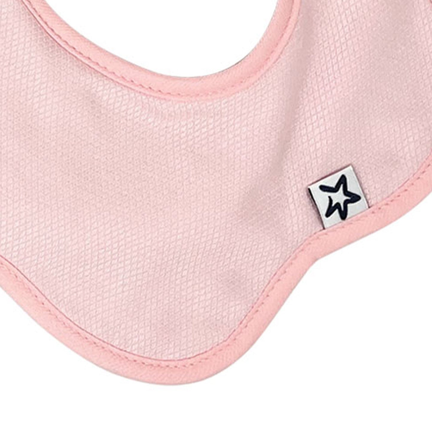 Tiny Twinkle - Kaffle Roundabout Bib 3Pk - Tan + Red + Pink