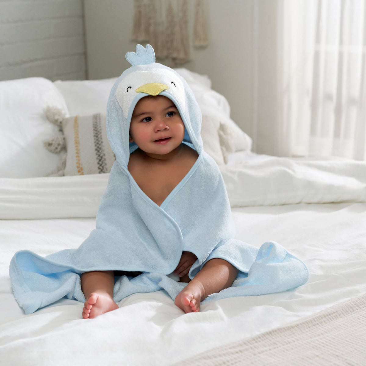 Gerber - 4pc Bath Set - Blue Penguin