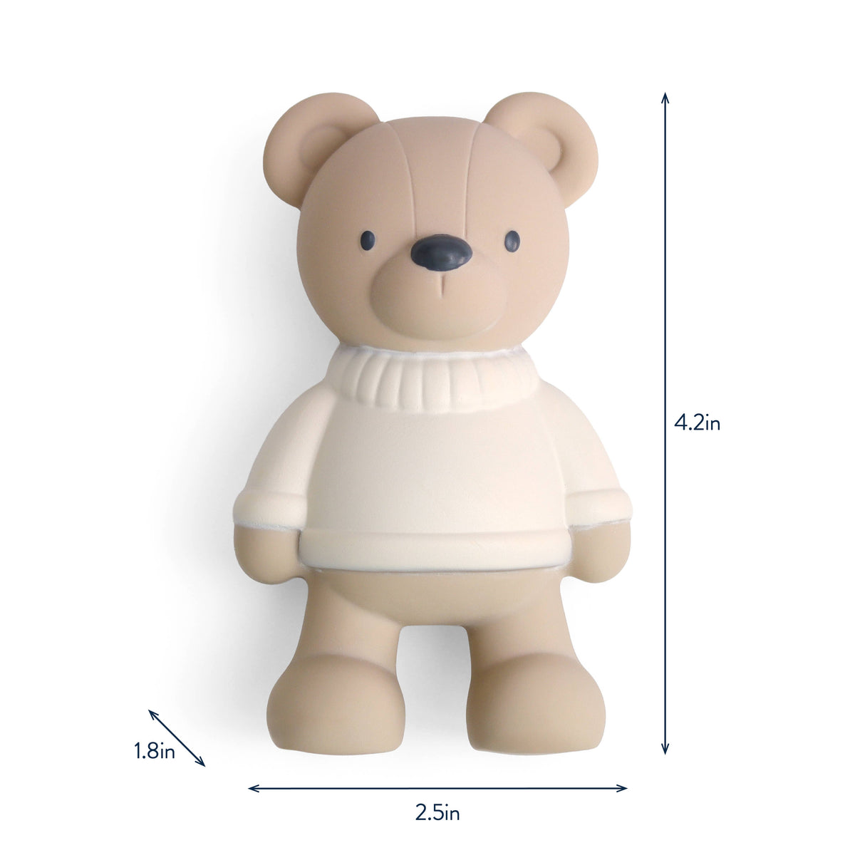 Itzy Ritzy - Chew Crew: Bear Natural Rubber Teether