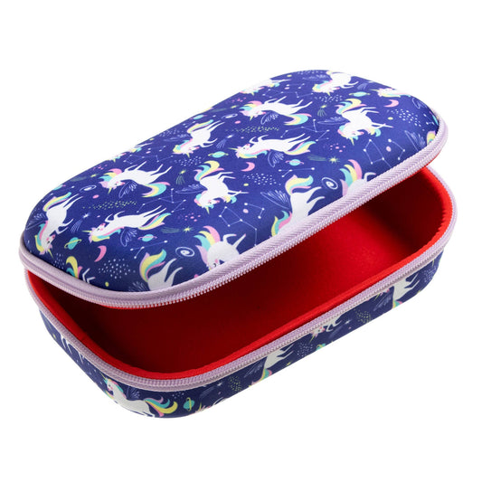 ZIPIT - ZIPIT Colorz Storage Box, Pencil Box, Blue Unicorns