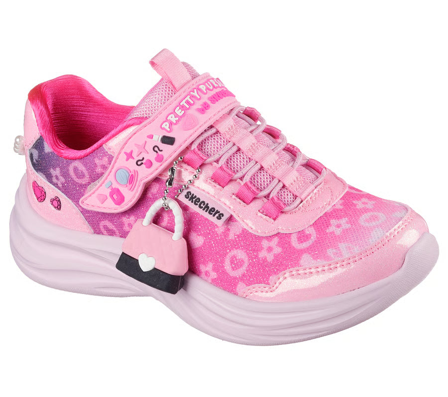 Skechers Power Jams 2.0 sneaker in Pink/Multi for girls